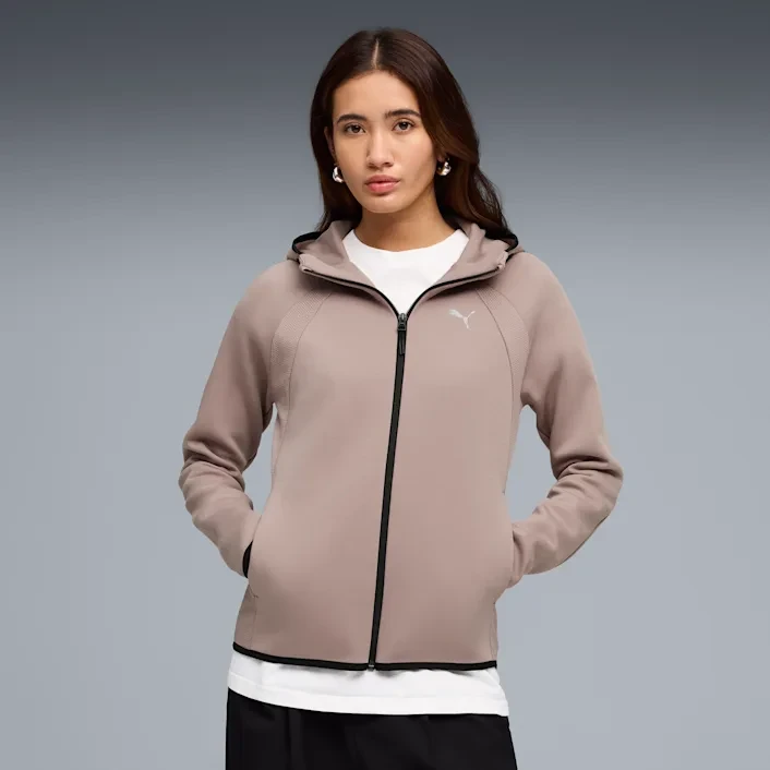 Толстовка EVOSTRIPE Full-Zip Hoodie DK 69189888 Puma L Бежевий — фото 1