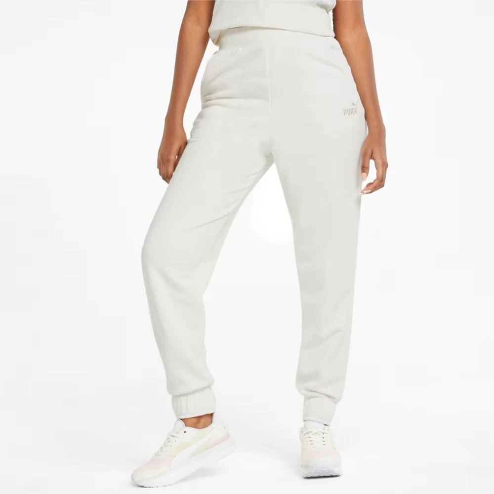 Спортивні штани ESS+ Embroidery Pants 84709399 Puma L Білий — фото 1