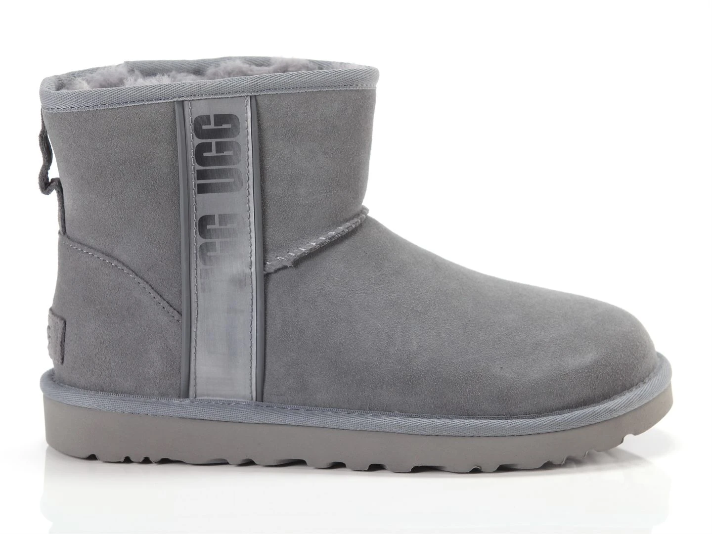 Черевики жіночі Ugg Classic Mini Side Logo Grey (11134962-LGH) — фото 1