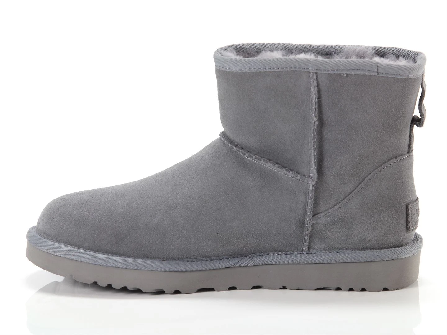 Черевики жіночі Ugg Classic Mini Side Logo Grey (11134962-LGH) — фото 3