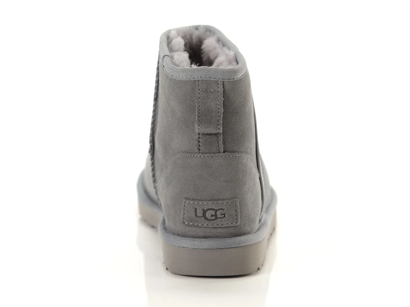 Черевики жіночі Ugg Classic Mini Side Logo Grey (11134962-LGH) — фото 4