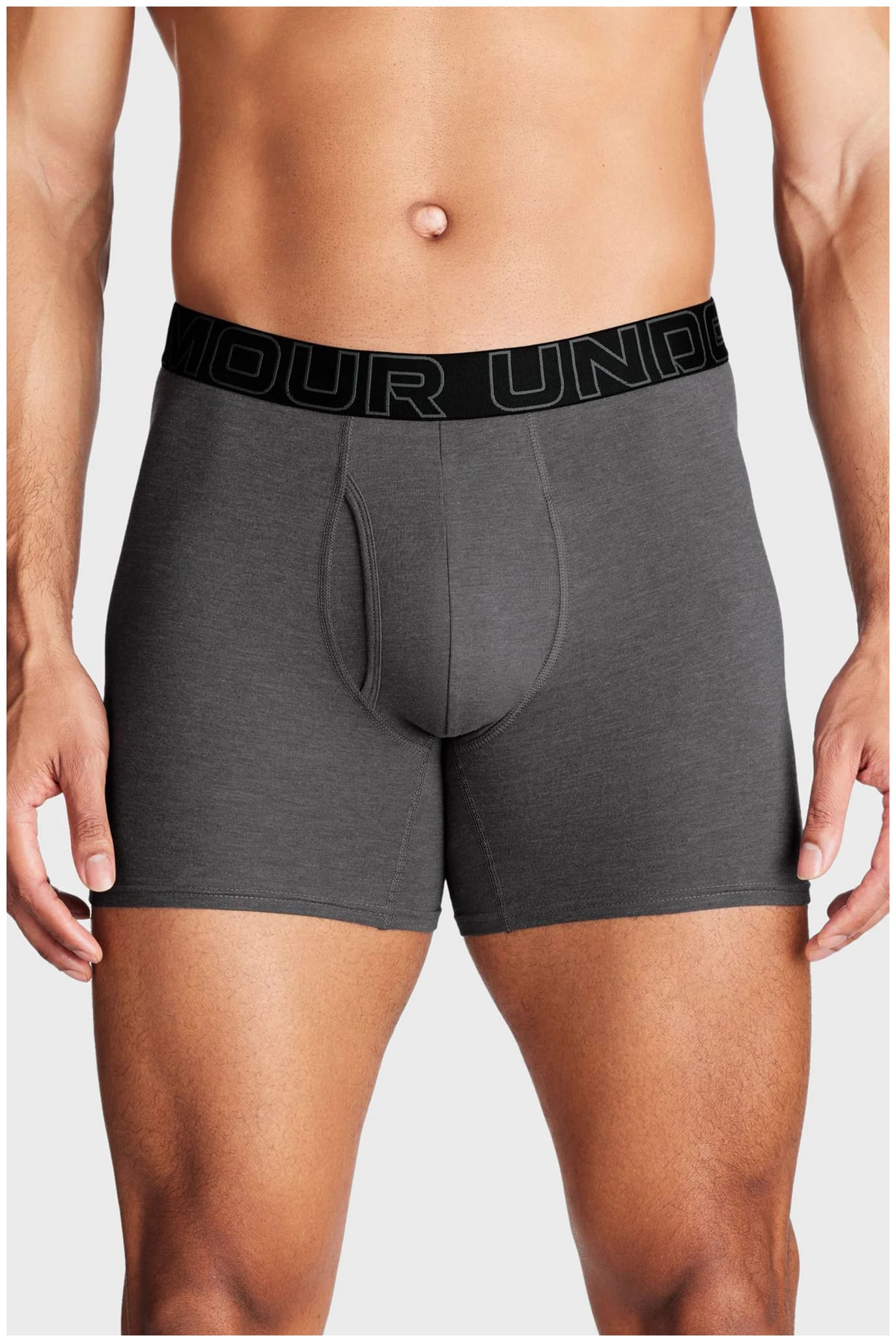 Труси-боксерки чоловічі Under Armour Ua Performance Cotton - Solid 6 3Pk (1383889-025) — фото 10