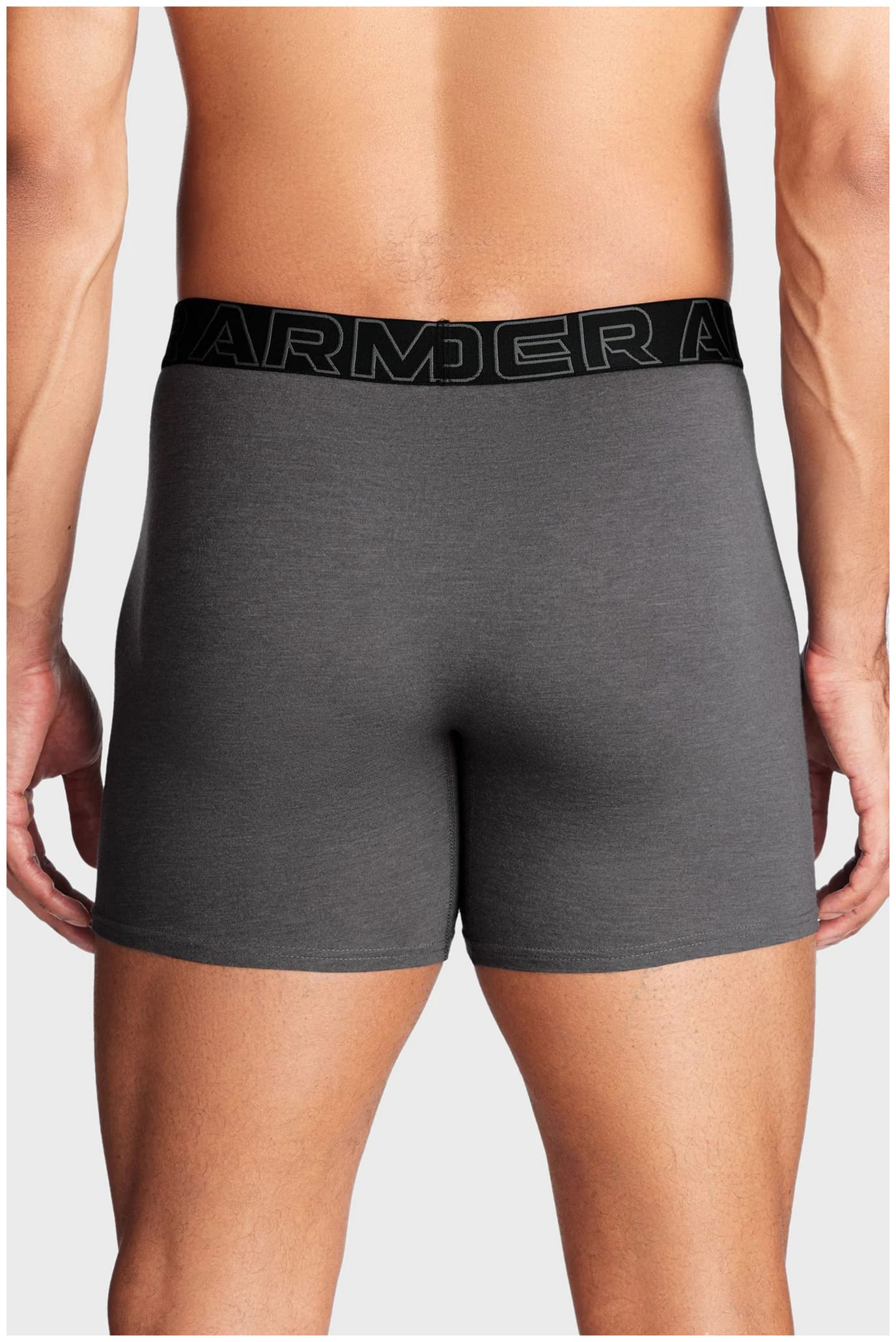 Труси-боксерки чоловічі Under Armour Ua Performance Cotton - Solid 6 3Pk (1383889-025) — фото 11