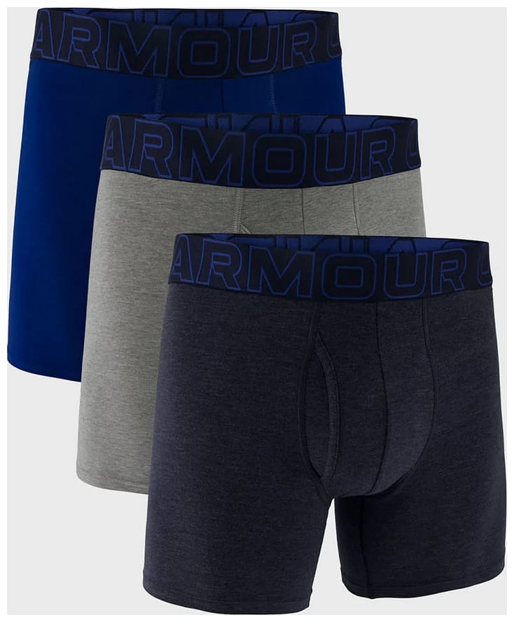 Труси-боксерки чоловічі Under Armour Ua Performance Cotton - Solid 6 3Pk (1383889-410) — фото 1