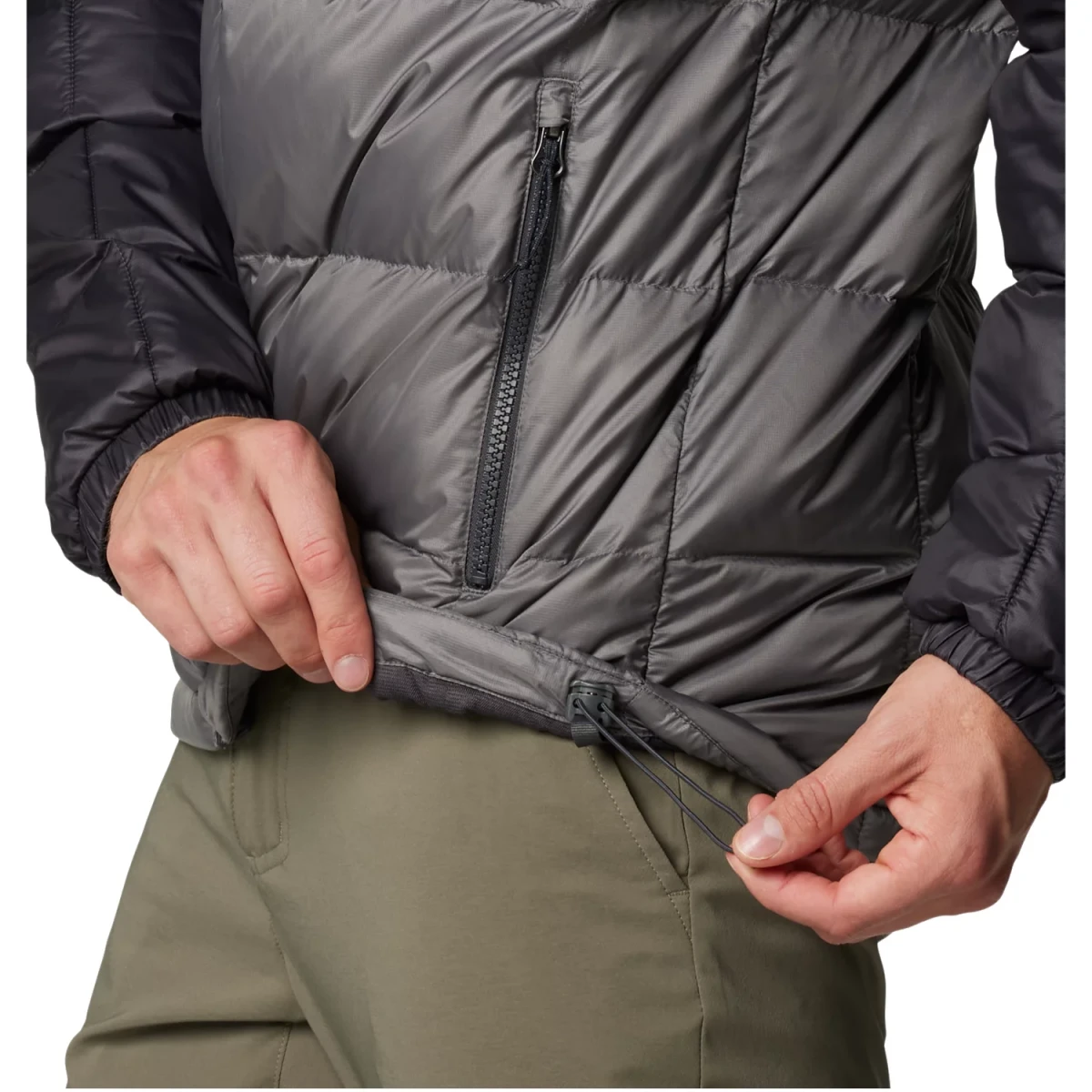 Куртка чоловіча Columbia Buck Butte Ii Insulated Hooded Jacket Grey/Black (2086882023) — фото 6