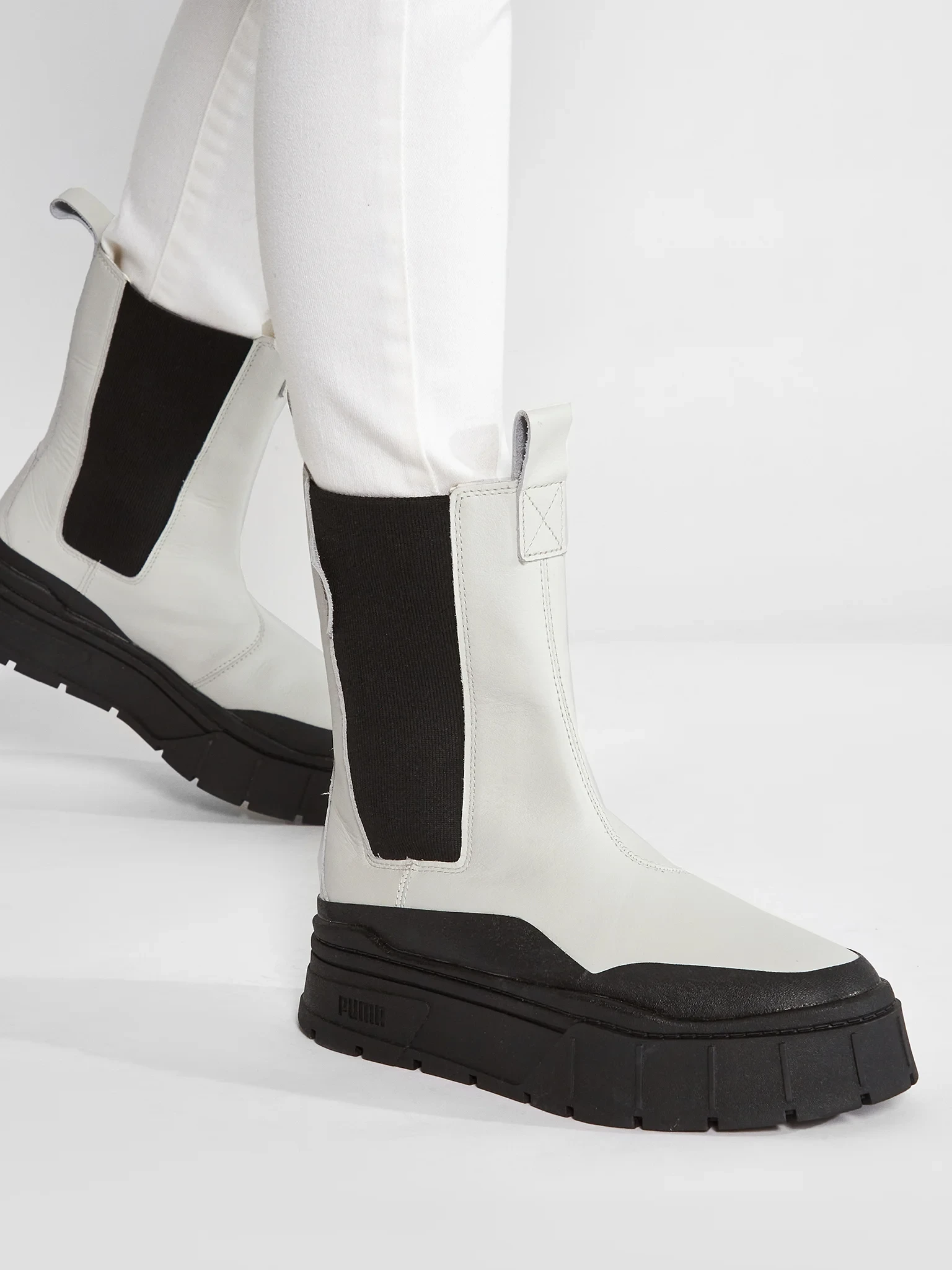 Оригінальні жіночі черевики Puma Mayze Stack Chelsea Casual — фото 6