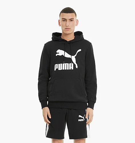 Кофта чоловіча Puma Classics Logo Black (530084-01) — фото 1
