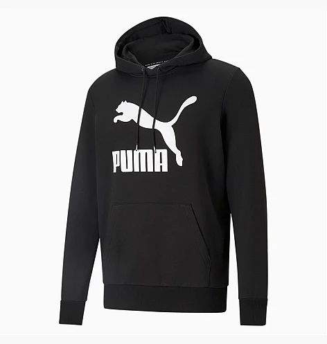 Кофта чоловіча Puma Classics Logo Black (530084-01) — фото 4