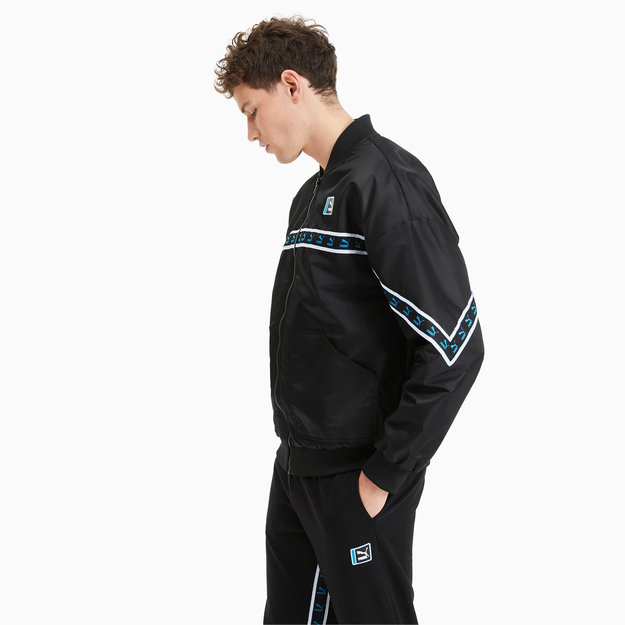 Куртка чоловіча Puma Statement Bomber Jacket Black (532355-01) — фото 1