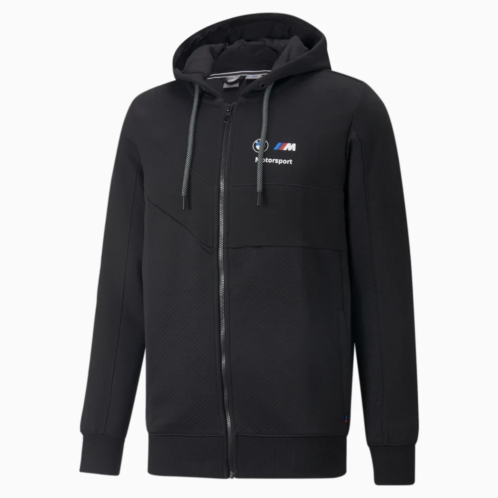 Куртка чоловіча Puma Bmw Motorsport Hooded Sweat Jacket Black (535864-01) — фото 1
