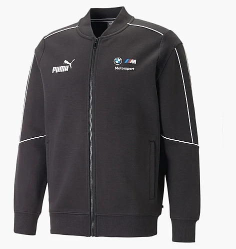 Куртка чоловіча Puma Bmw M Motorsport Mt7 Track Jacket Black (538117-01) — фото 1