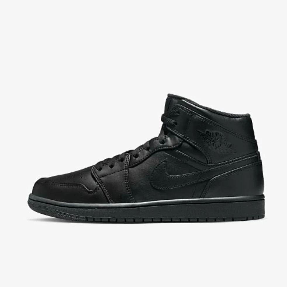 Кросівки чоловічі Air Jordan 1 Mid Black 554724-093, 41 — фото 3