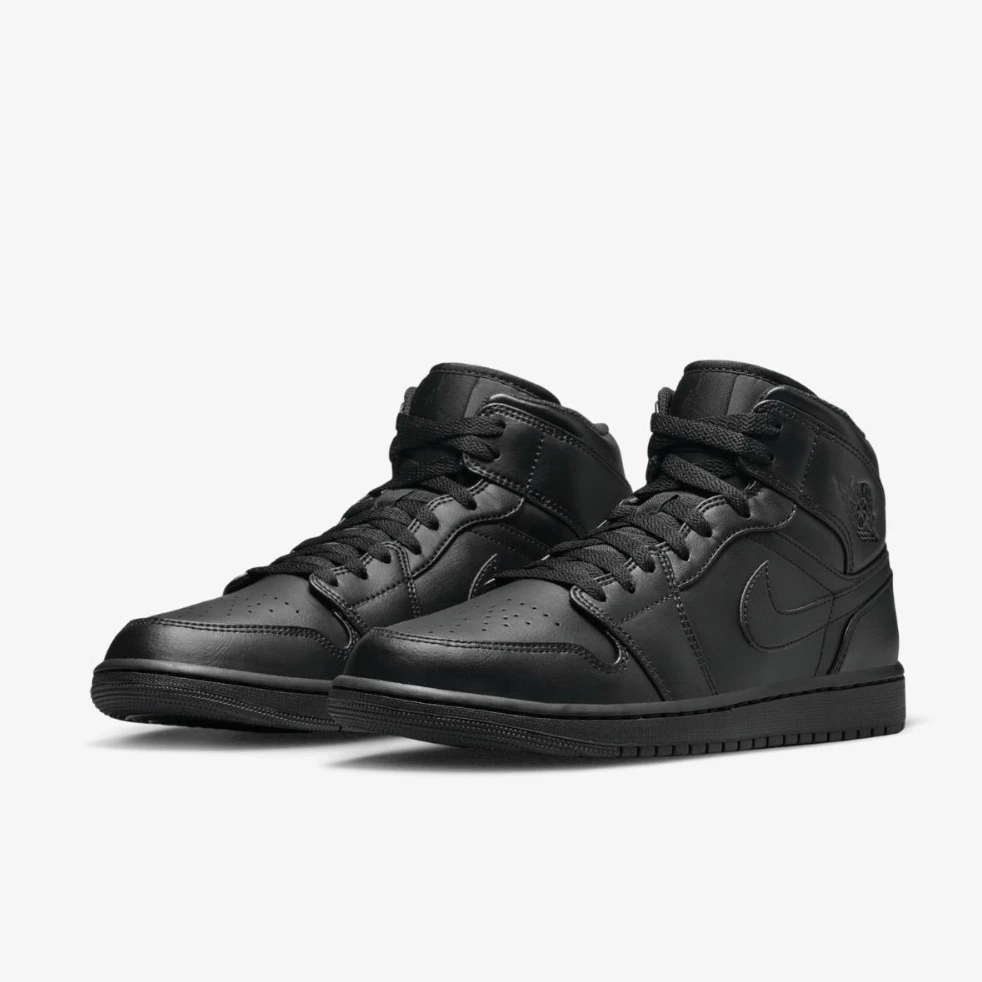 Кросівки чоловічі Air Jordan 1 Mid Black 554724-093, 41 — фото 7