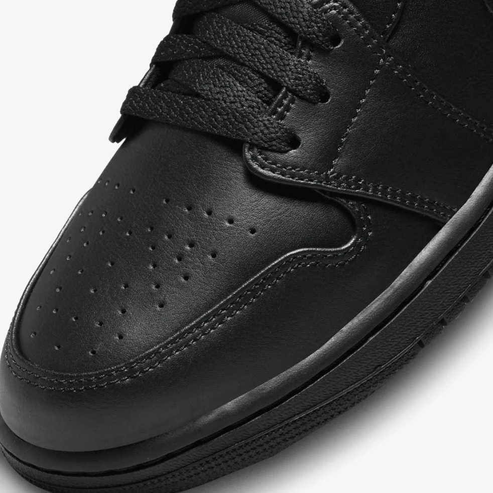 Кросівки чоловічі Air Jordan 1 Mid Black 554724-093, 41 — фото 9