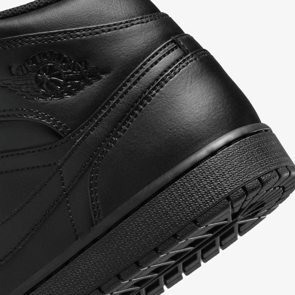Кросівки чоловічі Air Jordan 1 Mid Black 554724-093, 41 — фото 10