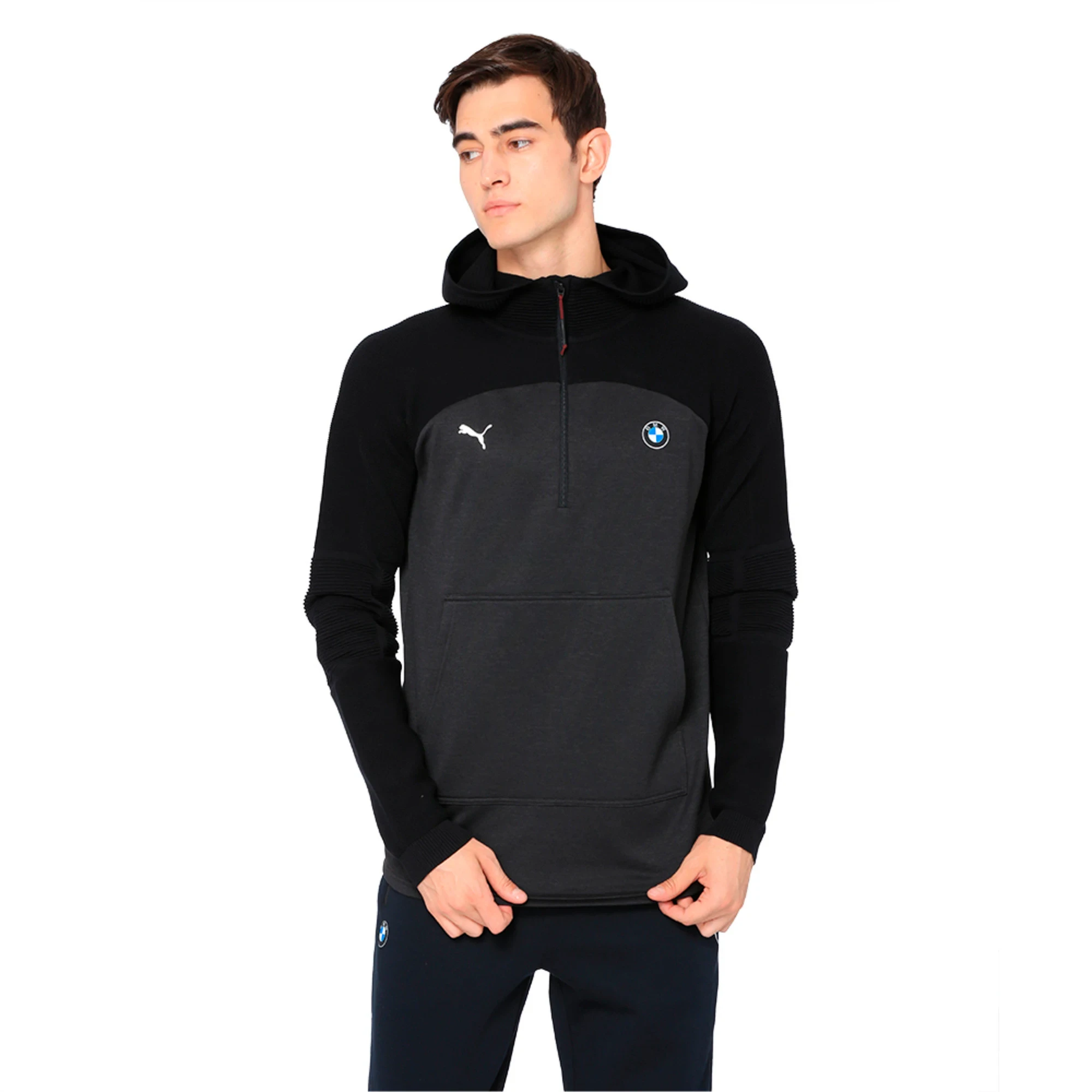Оригінальна чоловіча толстовка Puma Bmw Motorsport Evoknit 1/2 Zip — фото 4