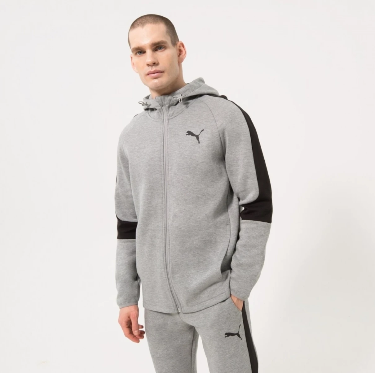Спортивний костюм чоловічий Puma Evostripe Grey (585812-03_585814-03) — фото 4