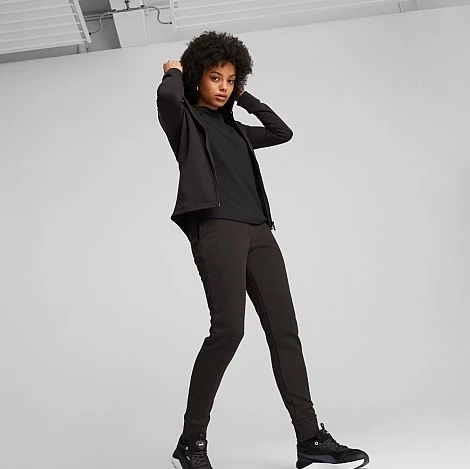 Спортивний костюм жіночий Puma Classics Hooded Fl Blac (622637-01) — фото 4