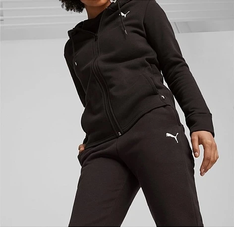 Спортивний костюм жіночий Puma Classics Hooded Fl Blac (622637-01) — фото 5