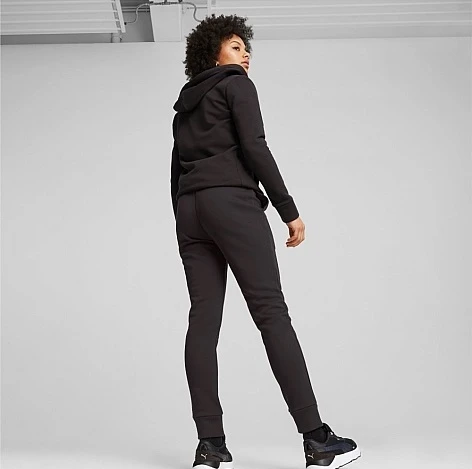 Спортивний костюм жіночий Puma Classics Hooded Fl Blac (622637-01) — фото 7