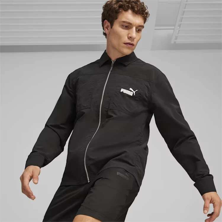 Кофта чоловіча Puma Puma Shirt Jacket Blac (623681-01) — фото 1