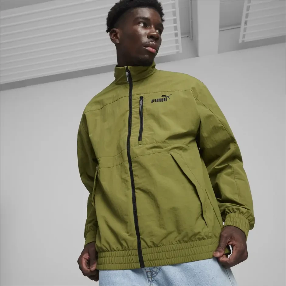 Кофта чоловіча Puma Style Windbreaker Olive (623685-33) — фото 1