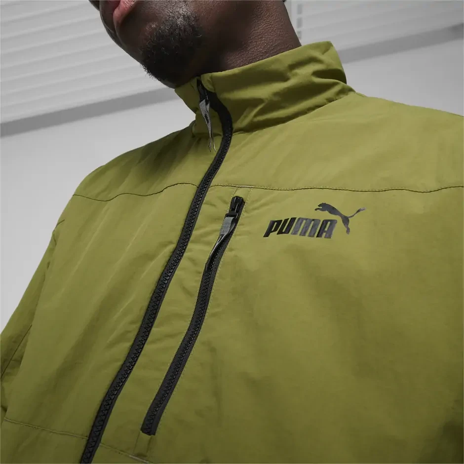 Кофта чоловіча Puma Style Windbreaker Olive (623685-33) — фото 4