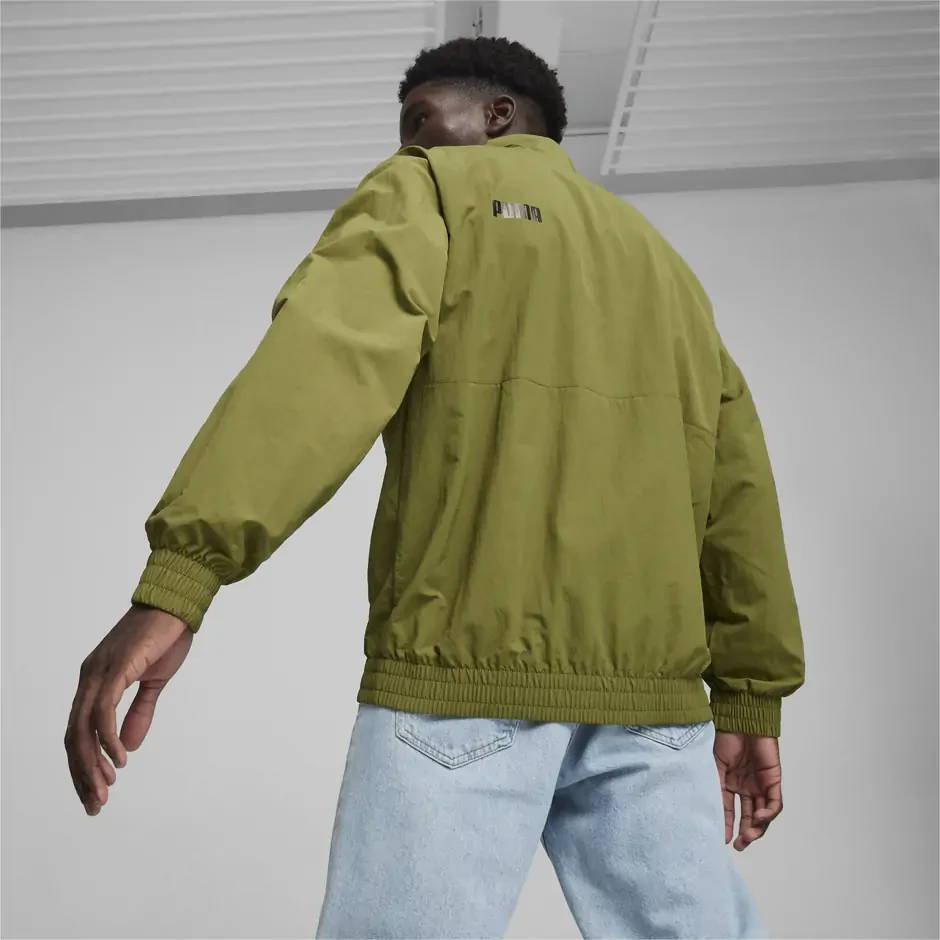 Кофта чоловіча Puma Style Windbreaker Olive (623685-33) — фото 6