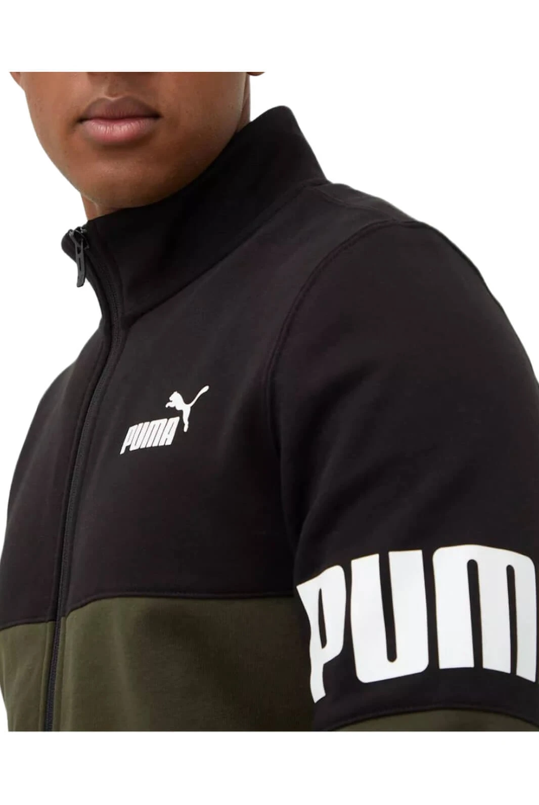 Спортивний костюм чоловічий Puma Power Fleece Olive 670038-70 (670038-70) — фото 6