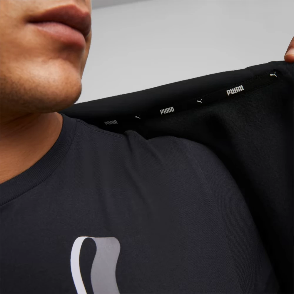 Кофта чоловіча Puma Essentials+ Tape Full-Zip Hoodie Black (670270-01) — фото 4
