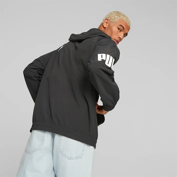 Куртка чоловіча Puma Power Windbreaker Black (673247-01) — фото 5