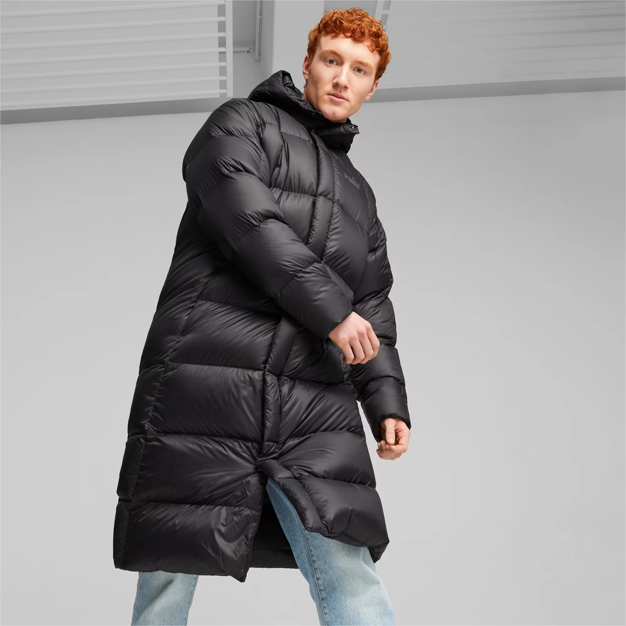 Куртка чоловіча Puma Men’S Long Hooded Down Coat (675377-01) — фото 1