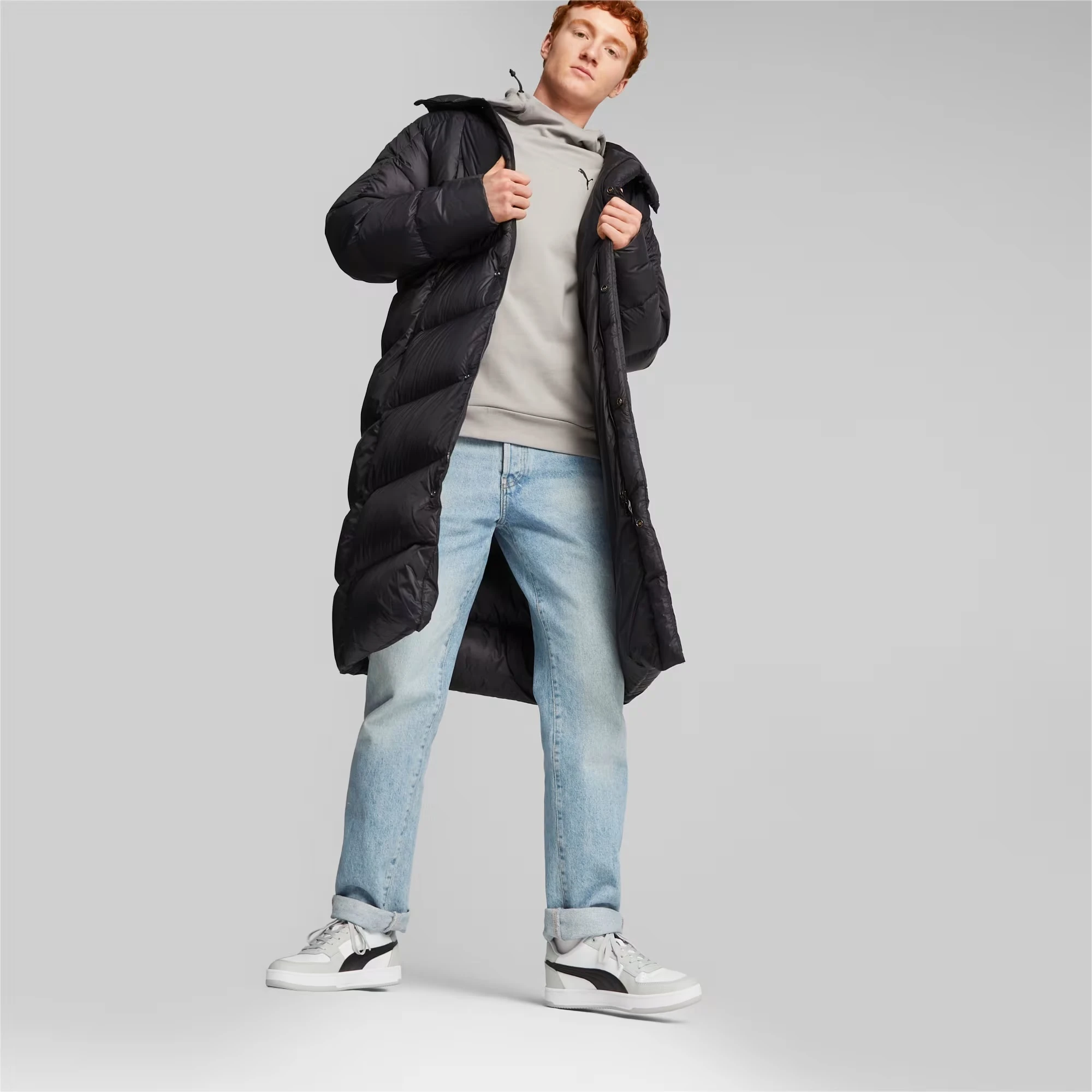 Куртка чоловіча Puma Men’S Long Hooded Down Coat (675377-01) — фото 3