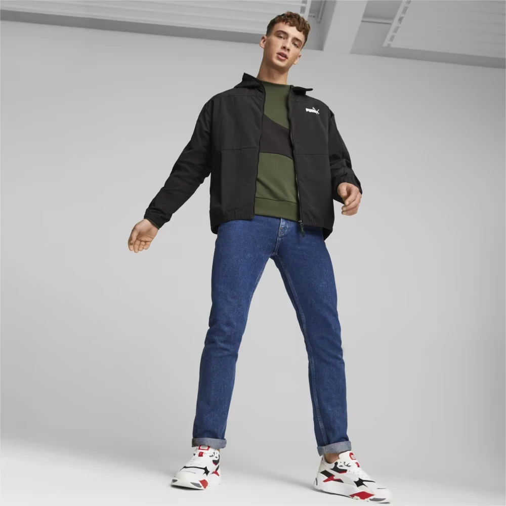 Кофта чоловіча Puma Hooded Windbreaker Jacket Black (675387-01) — фото 3