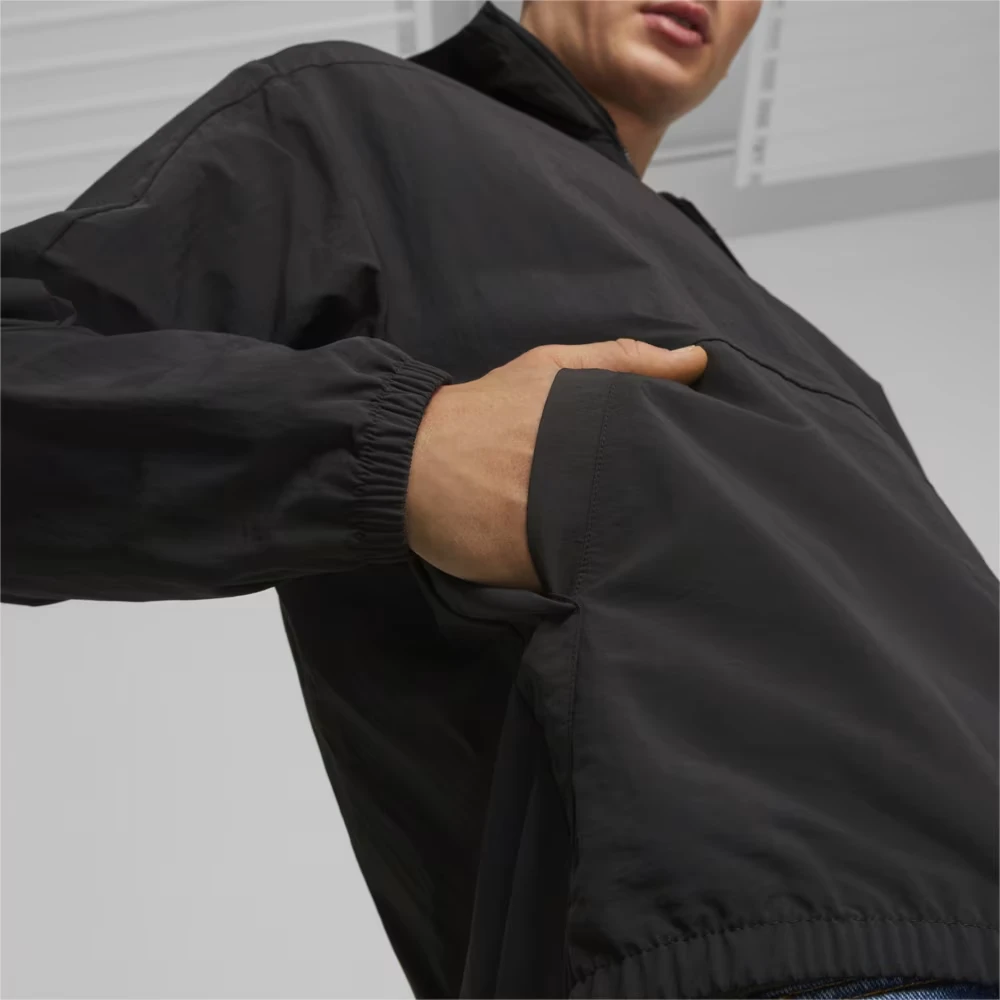 Кофта чоловіча Puma Hooded Windbreaker Jacket Black (675387-01) — фото 4