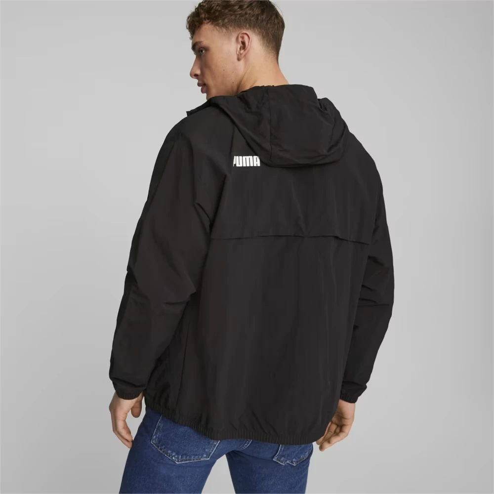 Кофта чоловіча Puma Hooded Windbreaker Jacket Black (675387-01) — фото 5