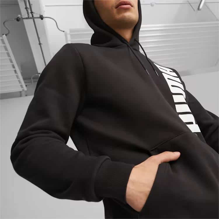 Кофта чоловіча Puma Essential Logo Lab Hoodie Black (675919-01) — фото 4