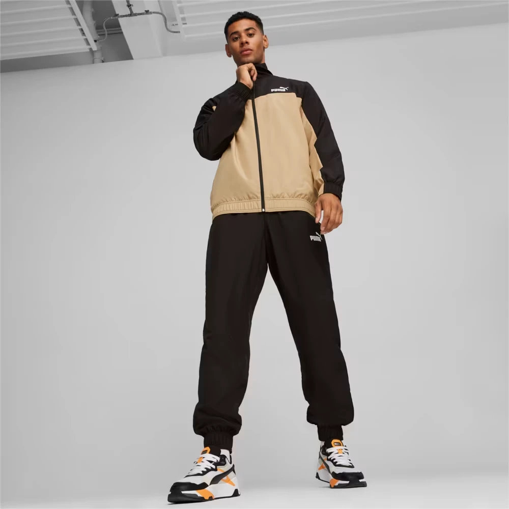 Спортивний костюм чоловічий Puma Woven Tracksuit Beige/Black (678887-83) — фото 1
