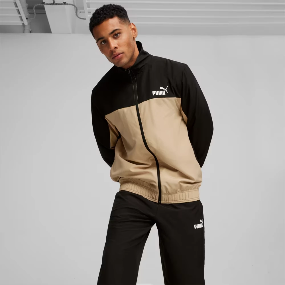 Спортивний костюм чоловічий Puma Woven Tracksuit Beige/Black (678887-83) — фото 4