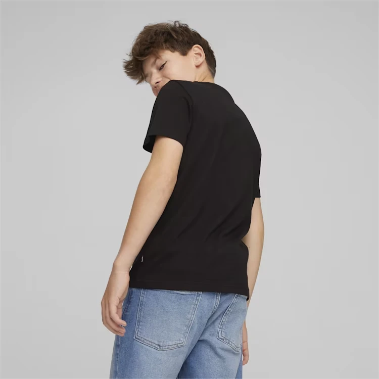 Футболка підліткова Puma Ess+ Mid 90S Graphic Tee Black (679720-01) — фото 3