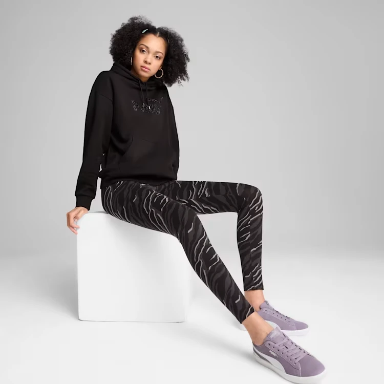 Кофта жіночі Puma Ess+ Animal Hoodie Black (681492-01) — фото 3