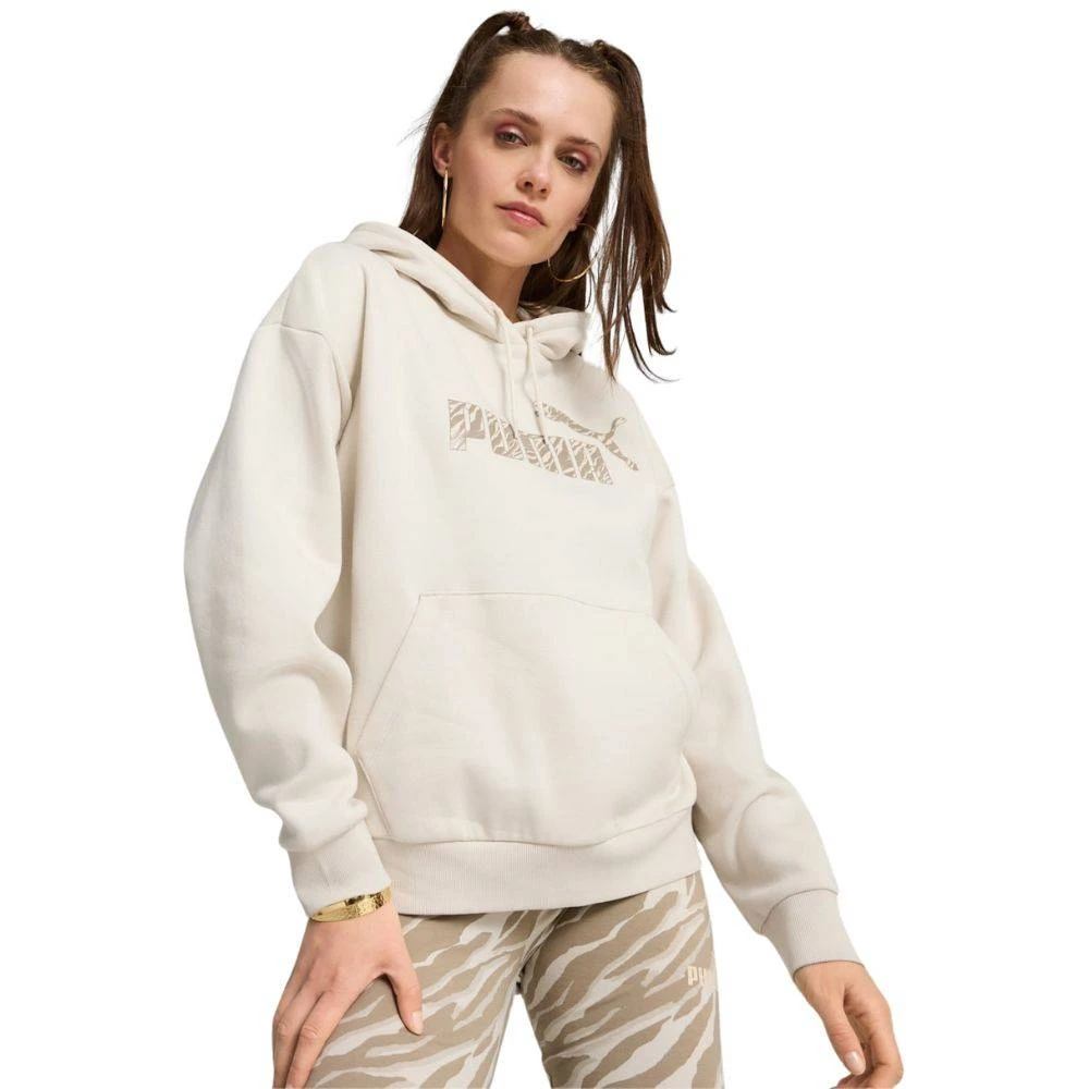 Кофта жіночі Puma Ess+ Animal Hoodie Beige (681492-87) — фото 1
