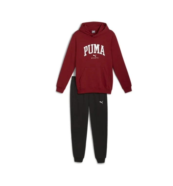 Спортивний костюм чоловічий Puma Squad Hooded Tracksuit Bordo/Black (681901-13) — фото 8