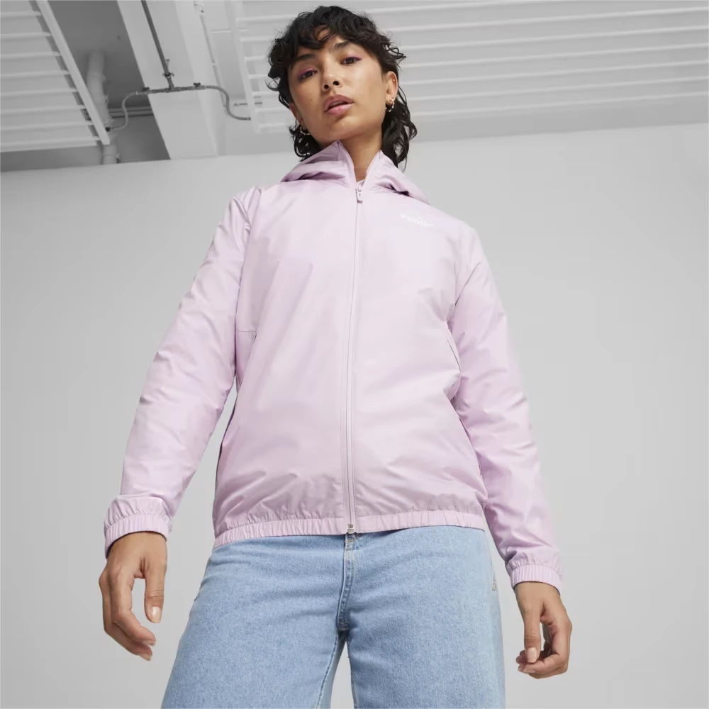 Вітровка жіноча Puma Essentials Solid Windbreaker Pink (847494-62) — фото 1