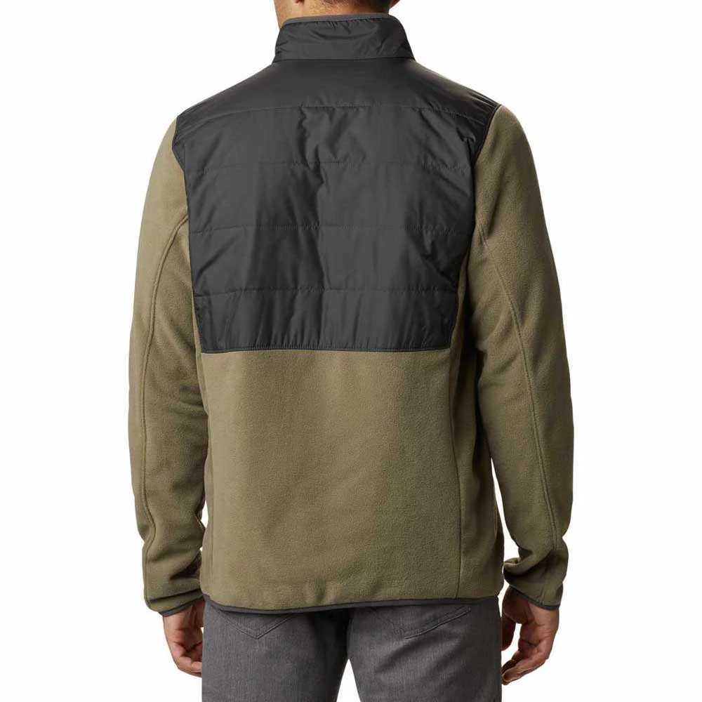 Кофта чоловіча Columbia Jacket Basin Butte Fleece Full Zip Olive/Grey (AO0241-397) — фото 4