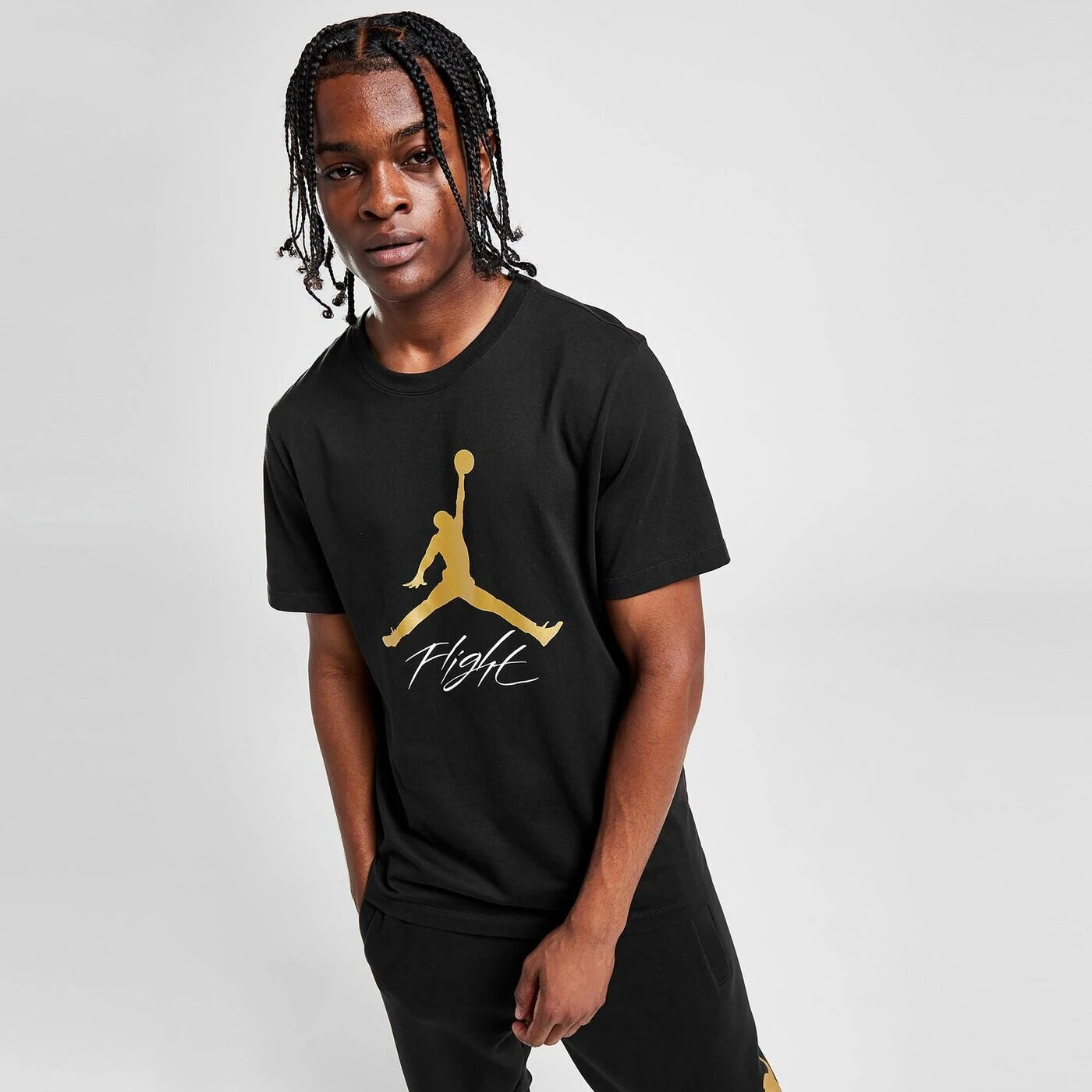 Футболка чоловіча Jordan Jumpman Flight T-Shirt Black (AO0664-011) — фото 1