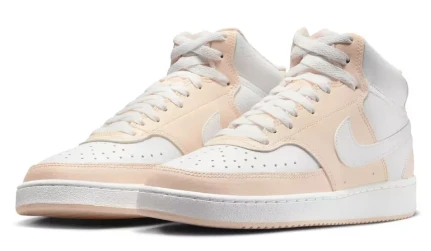 Кросівки жіночі Nike Court Vision Mid White/Beige (CD5436-800) — фото 4