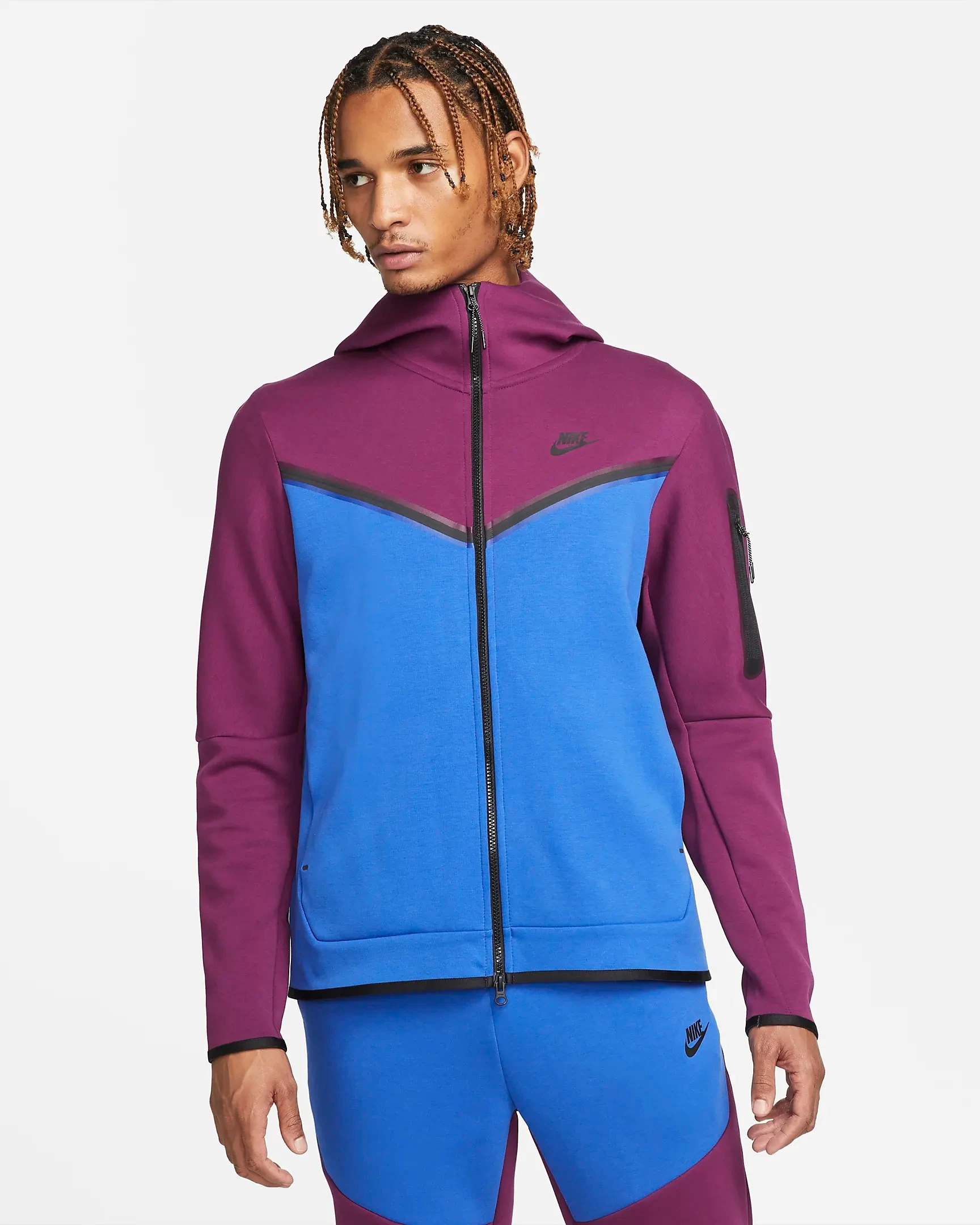 Кофта чоловіча Nike Tech Fleece Hoodie (CU4489-610) — фото 1