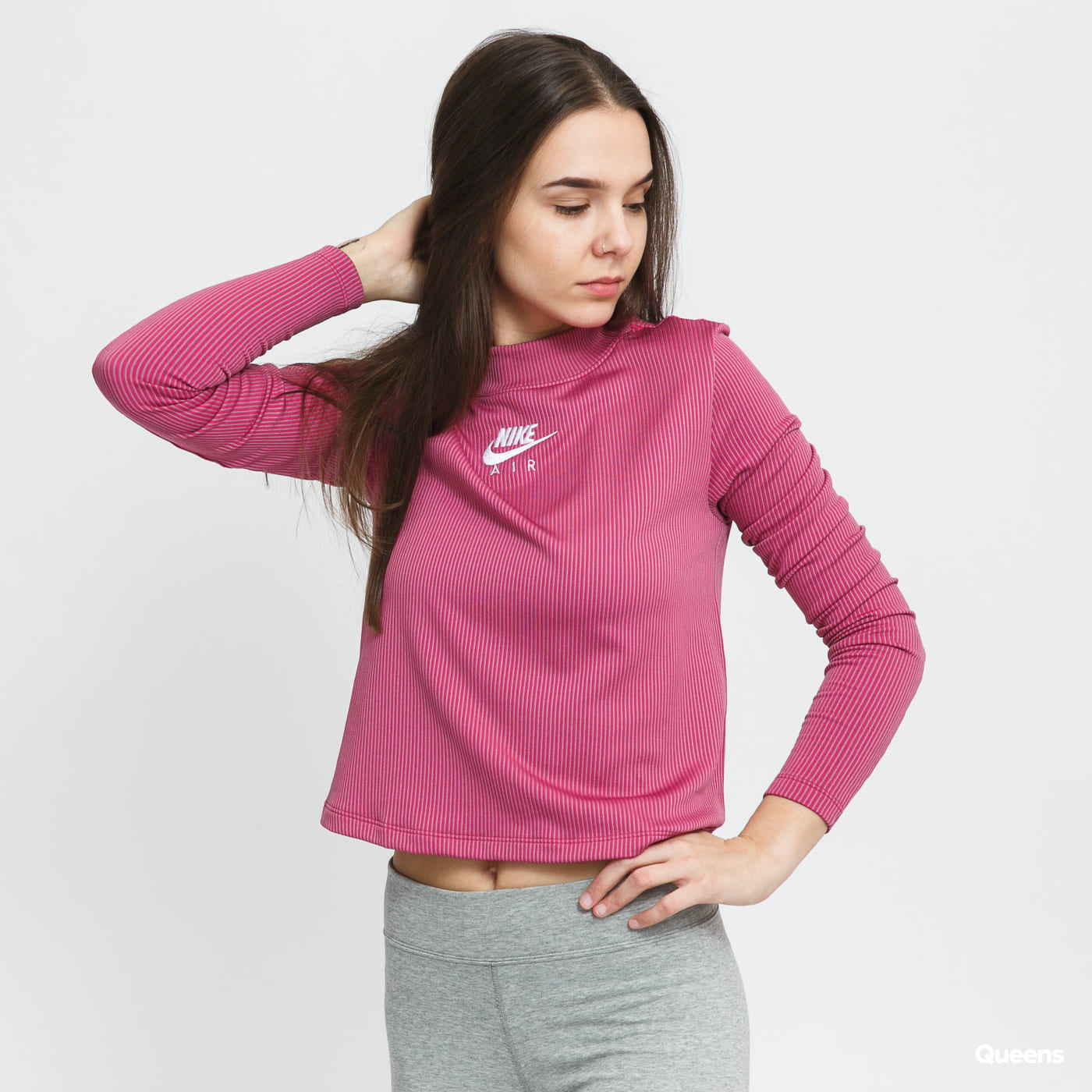 Светр жіночий Nike W Nsw Air Mock Ls Rib (CZ8634-531) — фото 1