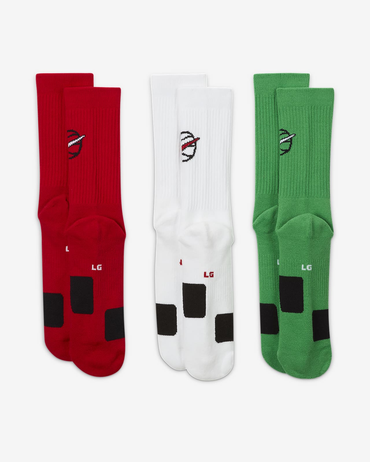 Шкарпетки Nike U NK CREW EVERYDAY BBALL 3 пари — фото 6